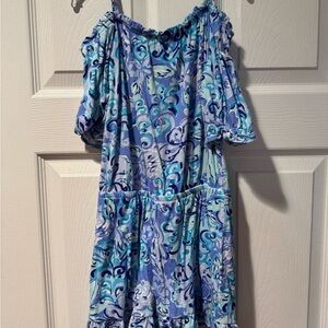 Lilly Pulitzer Girls Off-Shoulder Romper 6/7